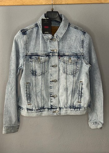 Kadın Gri Mini Denim Ceket - Görsel 2