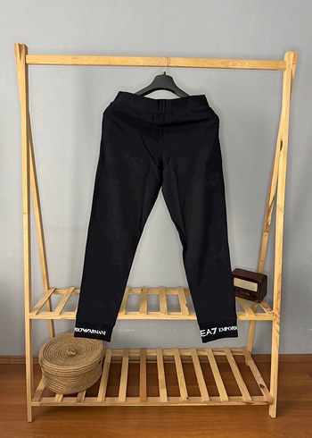 Kadın Siyah Elastik Bel Mini Sweatpant - Görsel 3