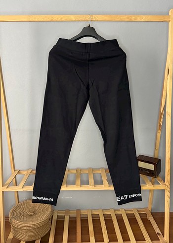 Kadın Siyah Elastik Bel Mini Sweatpant - Görsel 4