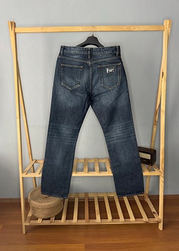 Erkek Bol Kesim Denim Jean Pantolon - Görsel 3