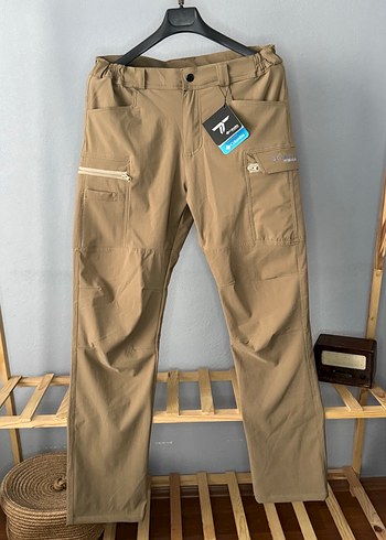 Bej Bol Kesim Erkek Kargo Pantolon - Görsel 2