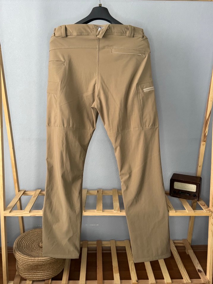 Bej Bol Kesim Erkek Kargo Pantolon - Görsel 4