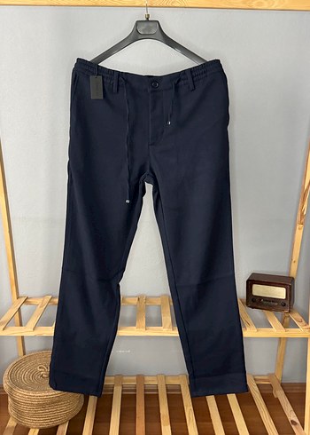 Lacivert Kemerli Regular Fit Erkek Kot Pantolon - Görsel 2