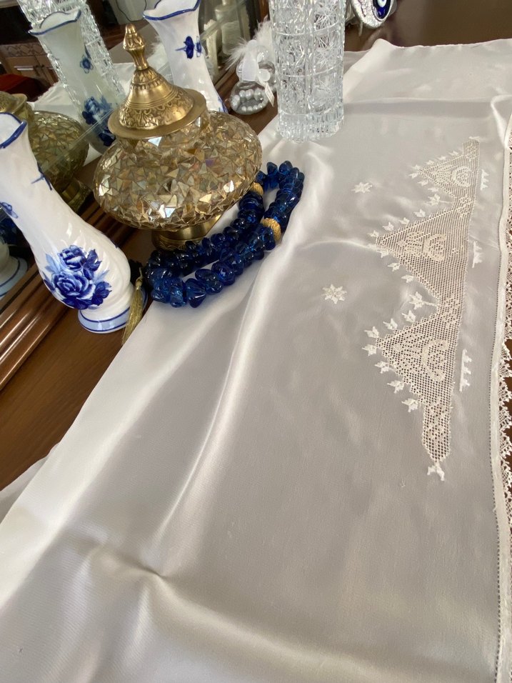 Tüm zerafeti ile Maraş filesi örtü - Görsel 3