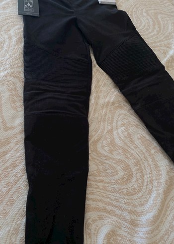 Siyah Biker Motosiklet Pantolonu - Görsel 6