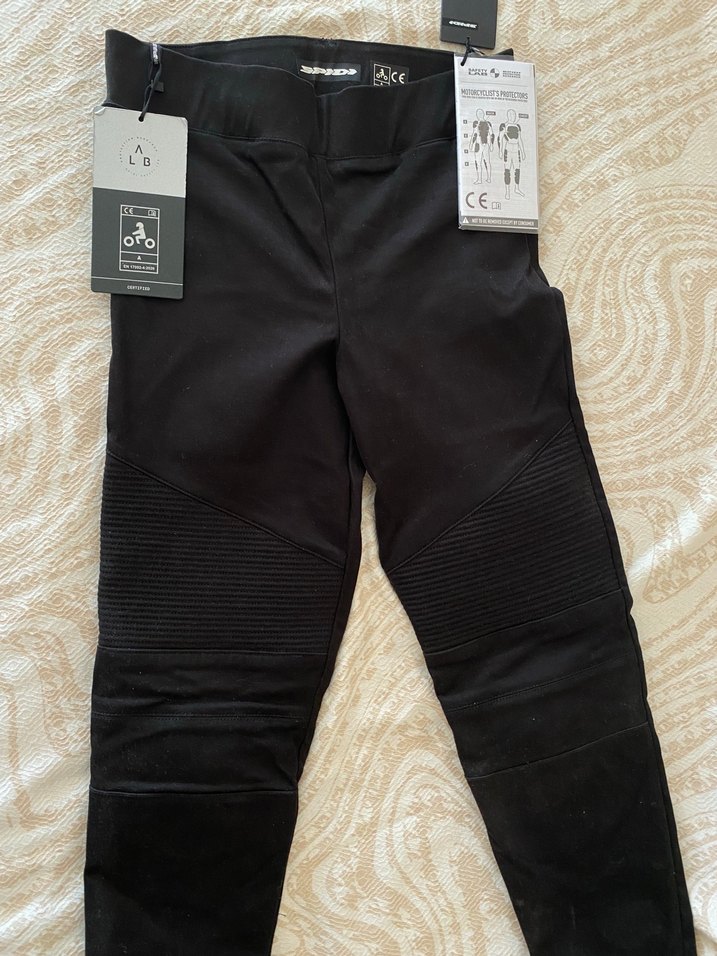 Siyah Biker Motosiklet Pantolonu - Görsel 5