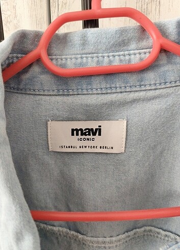 Mavi Jeans Denim Crop Gömlek
