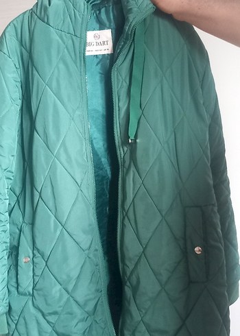 Yeşil Kapitone Kadın Ceket boy 89cm
iki göğüs en 65 cm - Görsel 2