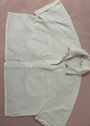 Beyaz Kısa Kollu Gömlek - Görsel 2