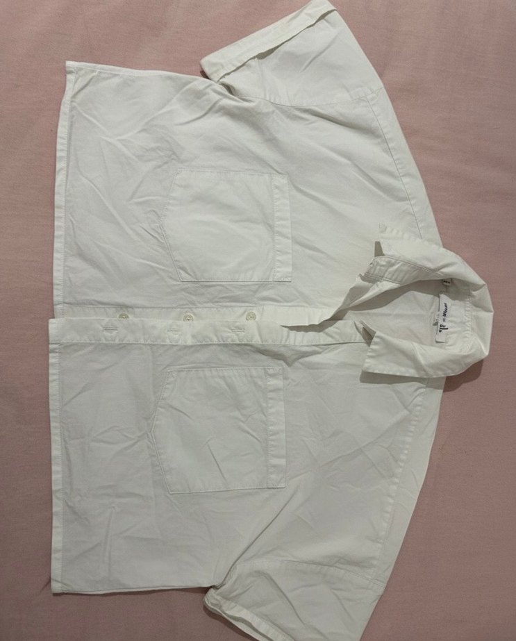 Beyaz Kısa Kollu Gömlek - Görsel 2