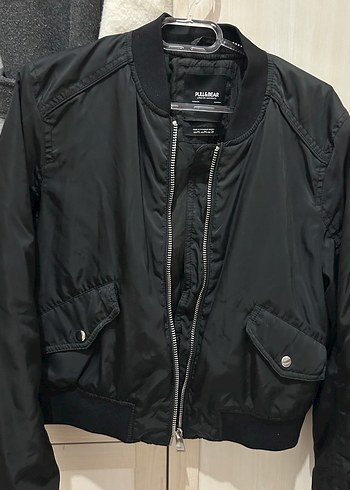 Siyah Bomber Ceket - Görsel 2
