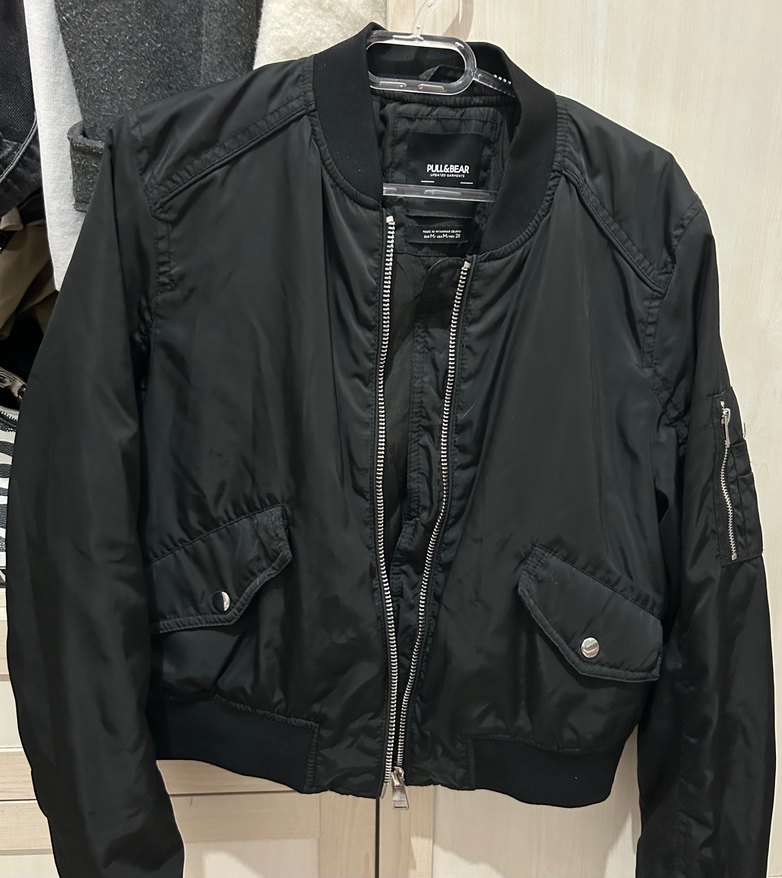 Siyah Bomber Ceket - Görsel 2