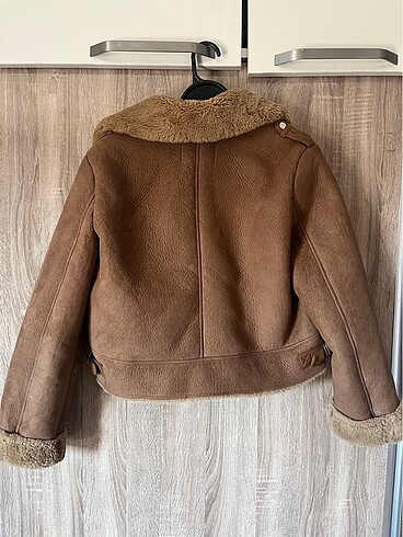 Stradivarius Stradivarius kürklü biker ceket