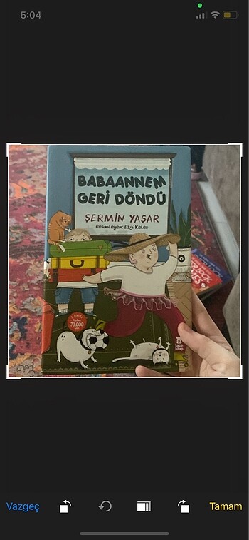 Babaannen döndü kitap