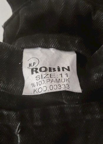 Robin Siyah Kemerli Kısa Kot Tulum