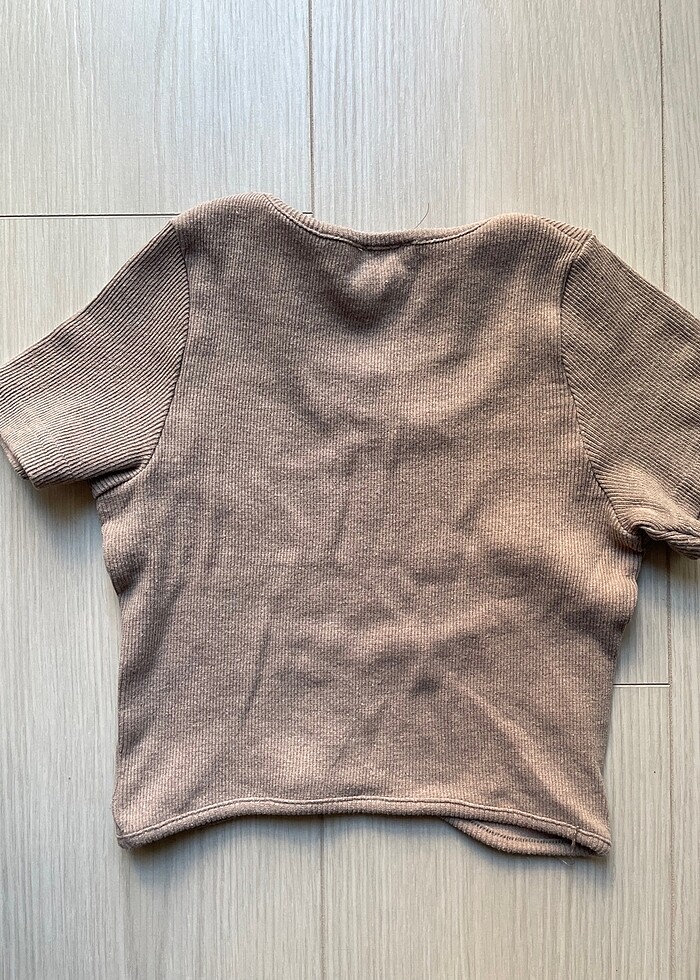 kısa kollu crop - Görsel 2