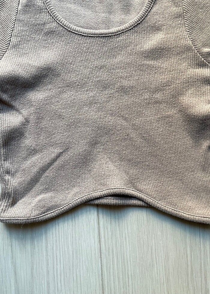 kısa kollu crop - Görsel 3