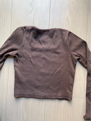 uzun kollu crop - Görsel 3