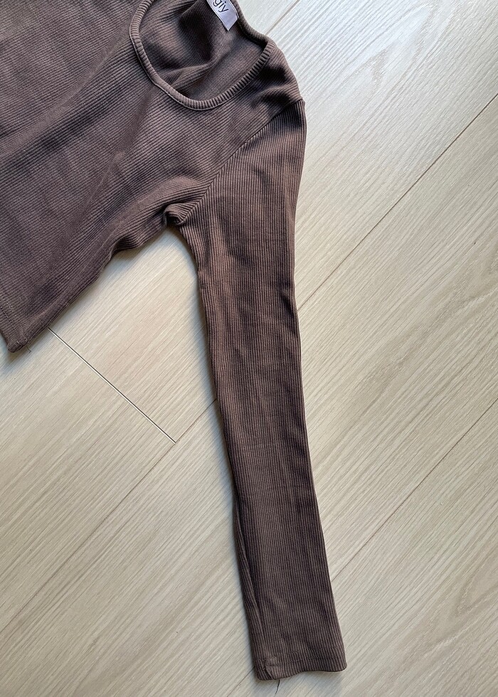 uzun kollu crop - Görsel 2