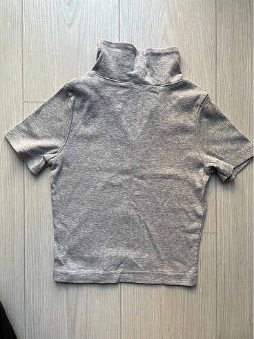 kısa kollu polo yaka crop - Görsel 2