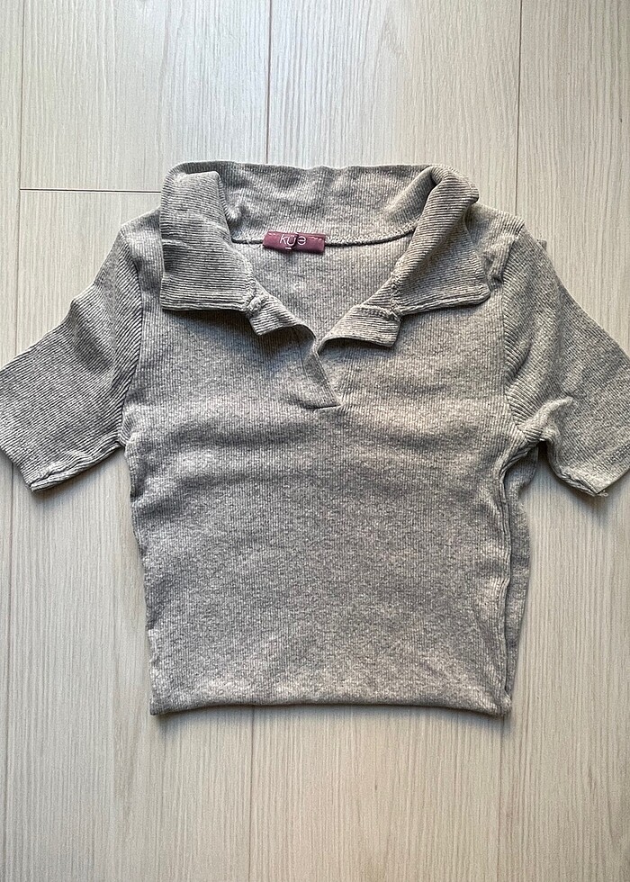 polo yaka mini elbise - Görsel 2