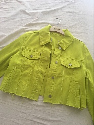 Fıstık yeşili ceket