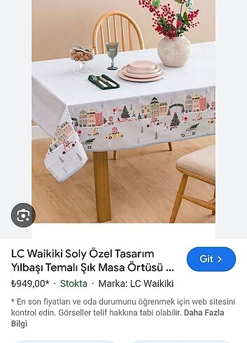 Lc Waikiki Home Lcw masa örtüsü 