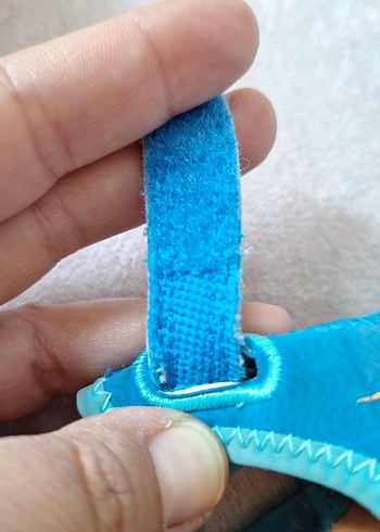 Nike Çocuk Mavi Cırtlı Terlik Sandalet 23 Numara - Görsel 6