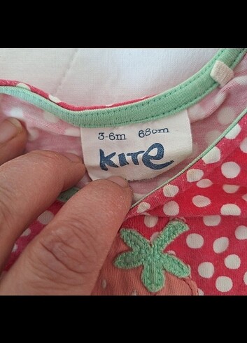 6-9 Ay Beden 6-9 Ay 2 adet kiz cocuk elbisesi ve ince benetton gomlek