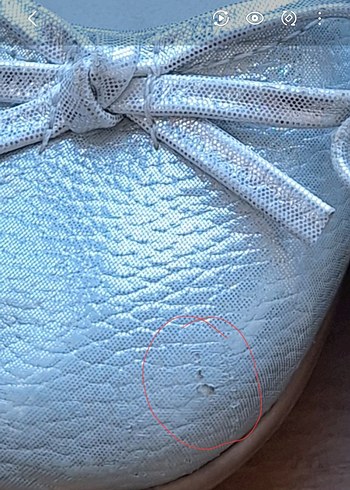 Kız Çocuk Açık Gümüş Fiyonk Detaylı Babet - Görsel 5