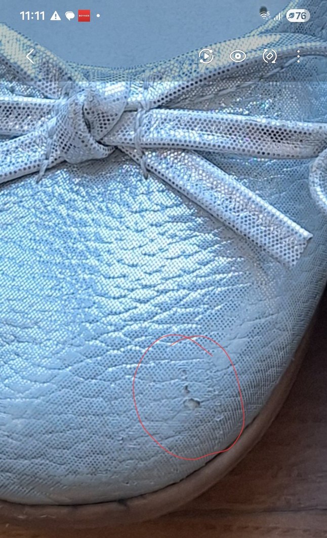 Kız Çocuk Açık Gümüş Fiyonk Detaylı Babet - Görsel 5