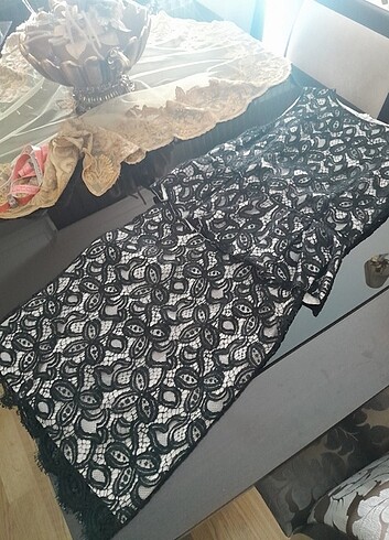 Dantel elbise - Görsel 9