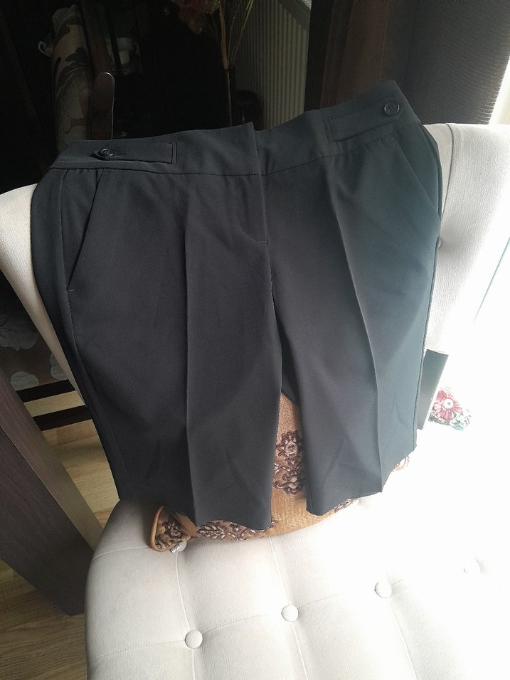 Siyah Kadın Kemerli yeni bermuda kapri - Görsel 5