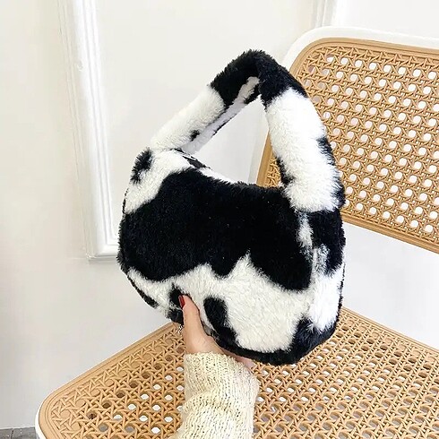 Black&white Peluş Tote