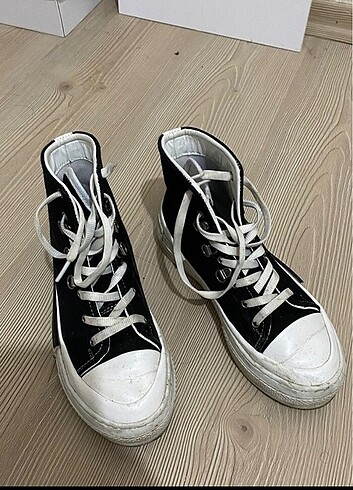 Converse benzeri kalın taban