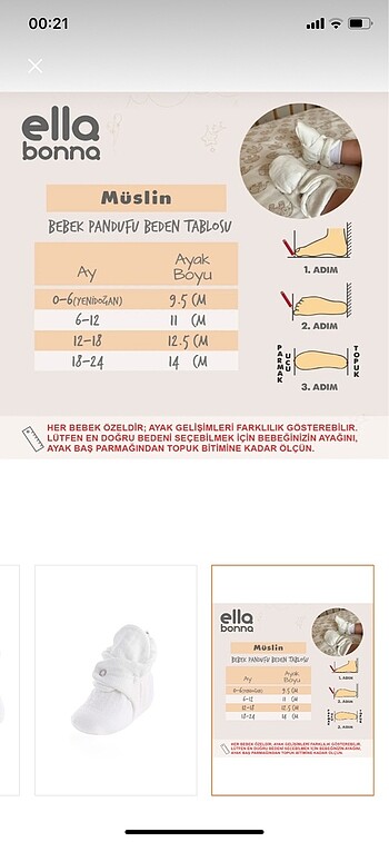 Vicco Ella bonna bebek patiği