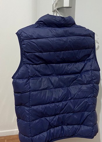 Kadın Lacivert Şişme Yelek Yüksek Yakalı - Görsel 2