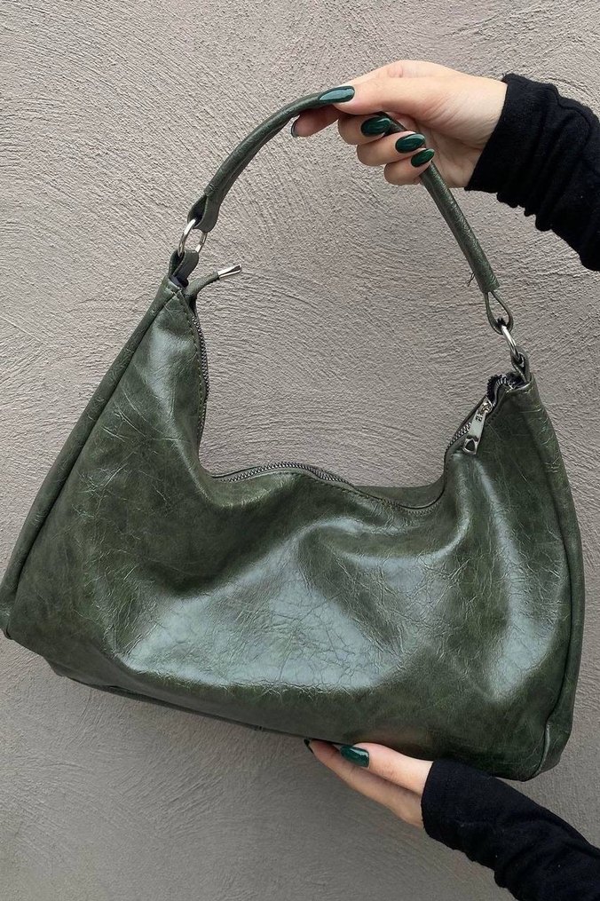 Kahverengi taba Kadın Çanta - Görsel 3