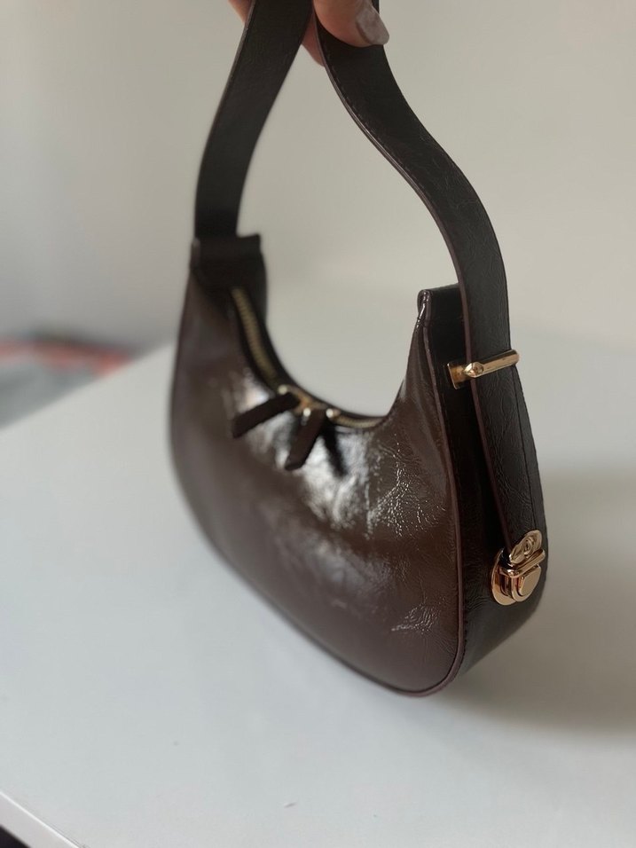 Kahverengi Kadın Omuz Çantası - Görsel 2