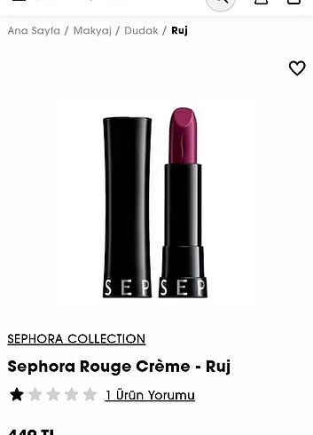 Sephora ruj