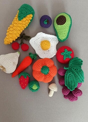 Amigurumi meyve ve sebze