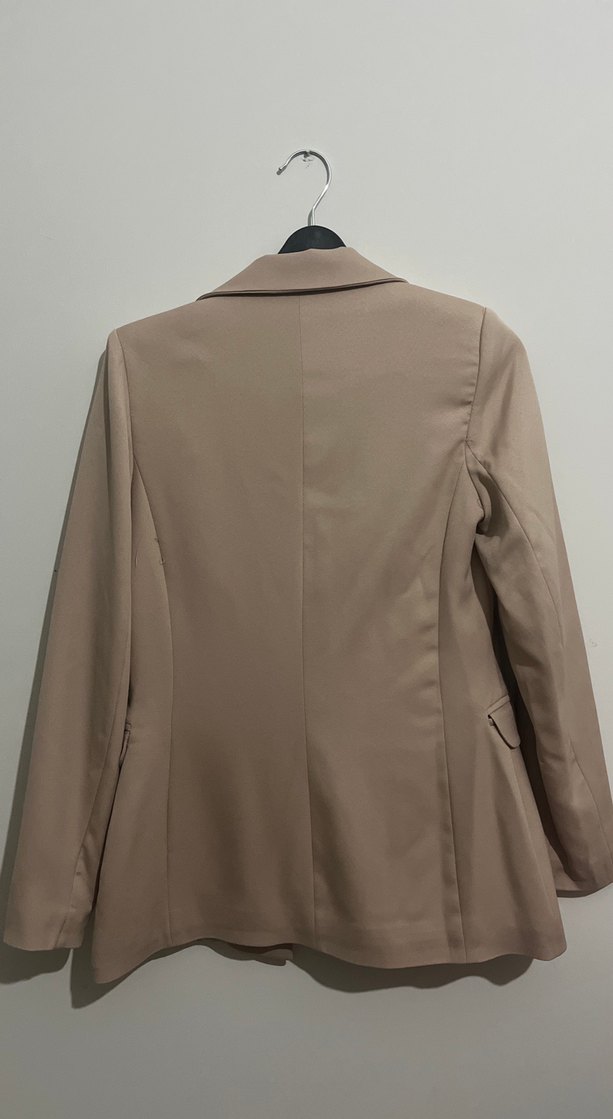 S Beden Bej Kadın Ceket - Görsel 5