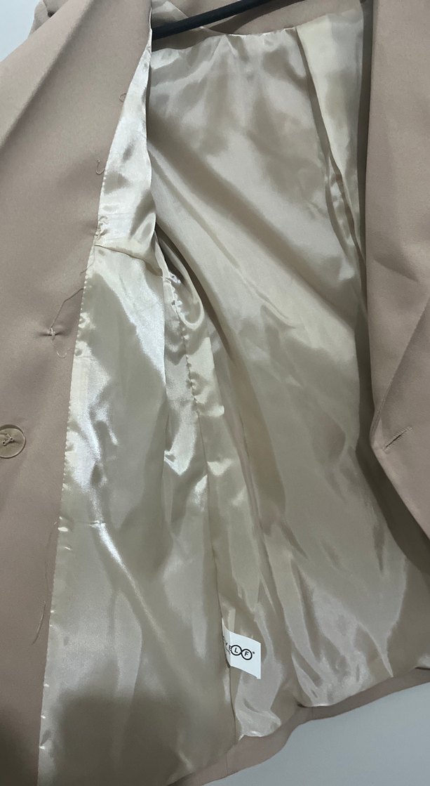 S Beden Bej Kadın Ceket - Görsel 4