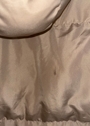 Bej Kapüşonlu Kadın Şişme Yelek - Görsel 5