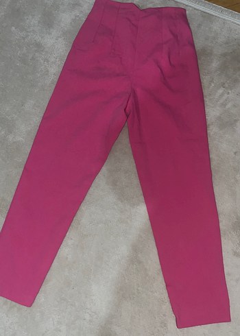 Xs pembe kumaş pantolon - Görsel 5