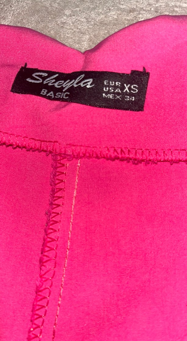 Xs pembe kumaş pantolon - Görsel 4