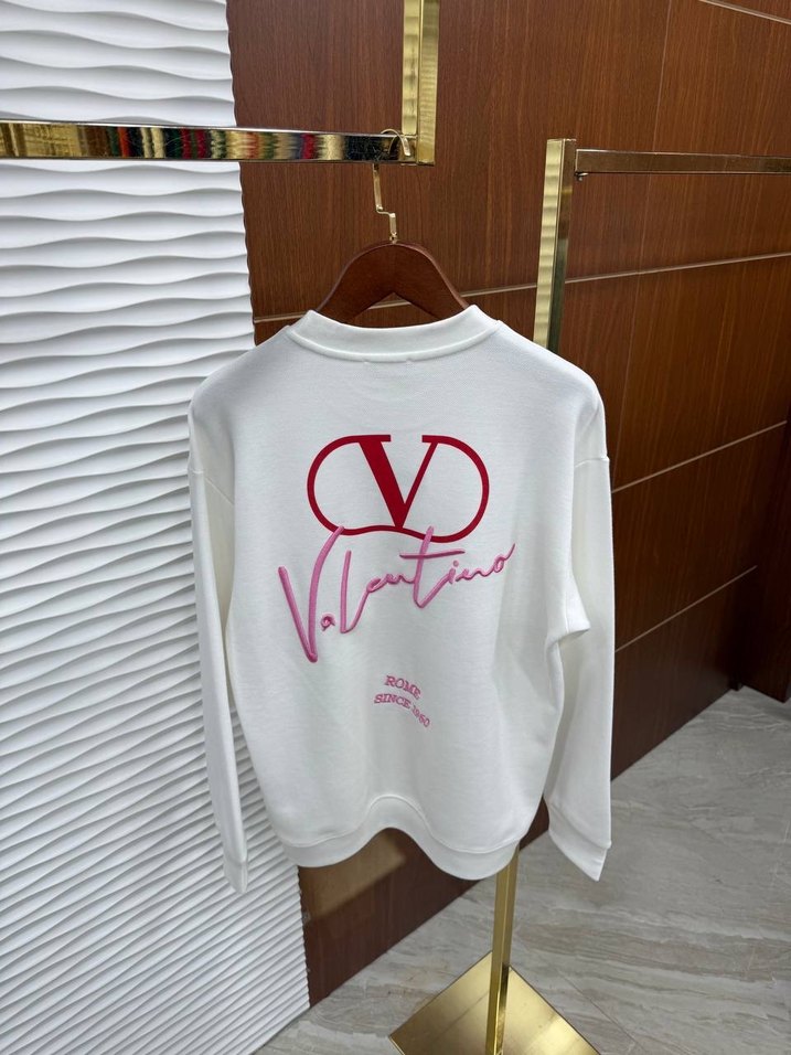 Beyaz erkek Pamuklu Salaş Sweatshirt - Görsel 2