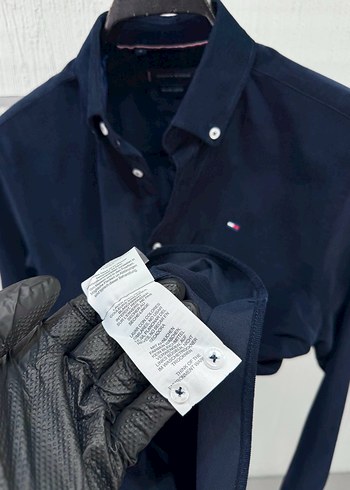 Erkek Lacivert Uzun Kollu Regular Fit Gömlek - Görsel 4