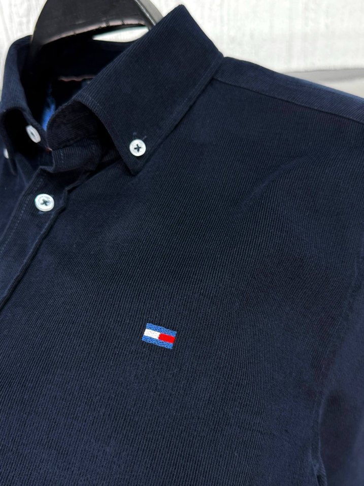 Erkek Lacivert Uzun Kollu Regular Fit Gömlek - Görsel 2