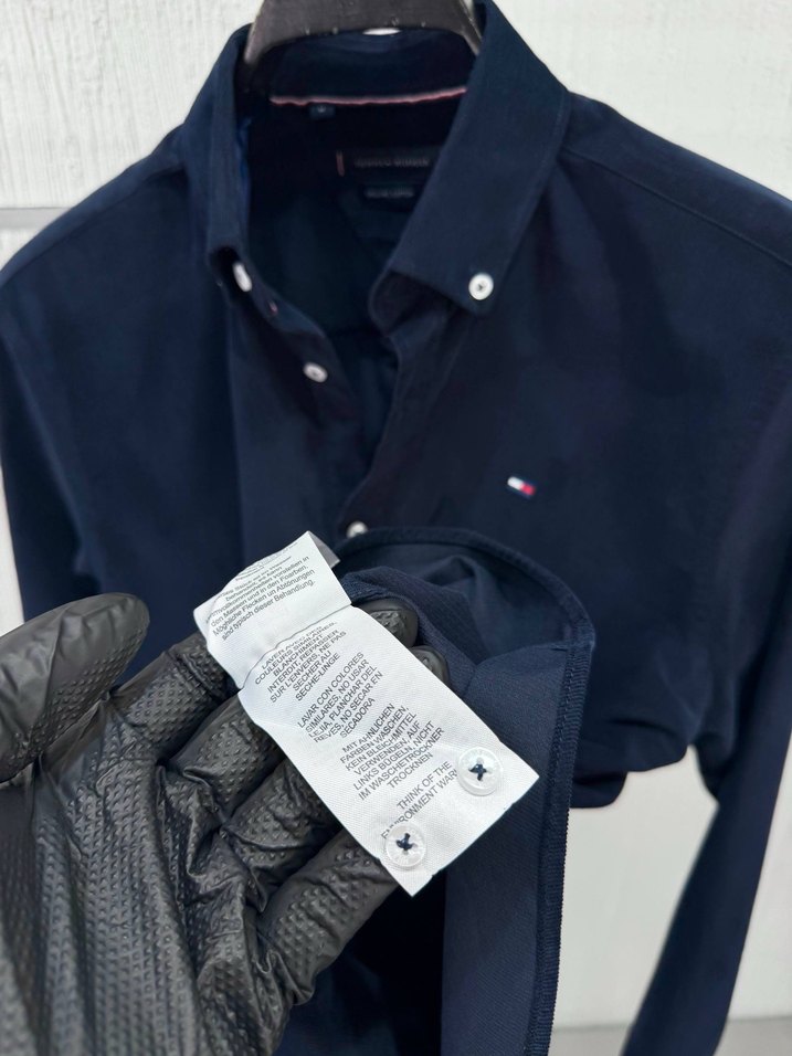 Erkek Lacivert Uzun Kollu Regular Fit Gömlek - Görsel 4